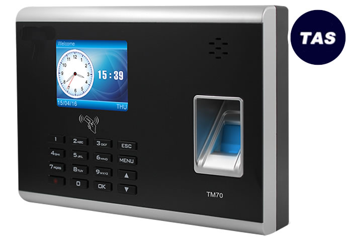 TM70 Biometric Fingerprint Clocking in Machines Slider